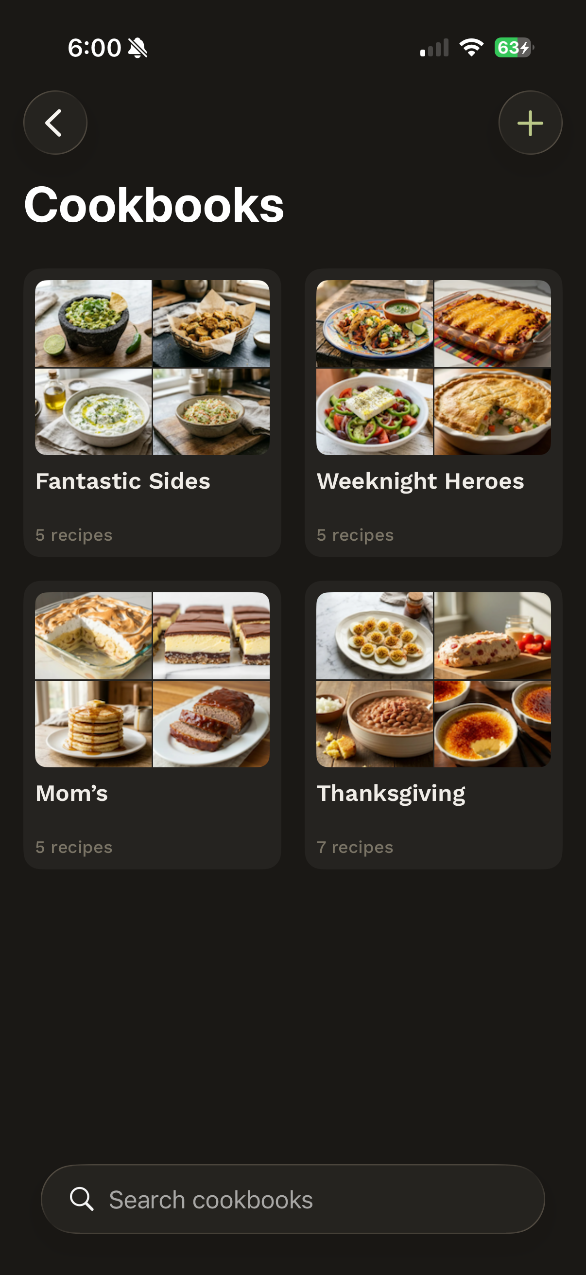 Cookbooks — organize the way you cook